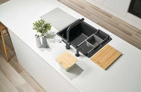 Franke 6 dalių All-in-one rinkinys plautuvei