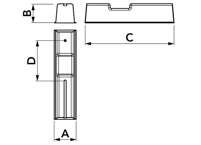 Atrama kondicionieriaus išoriniam blokui Tecnosystemi, Pitagora 465 240 kg 300-410 mm (1 vnt)