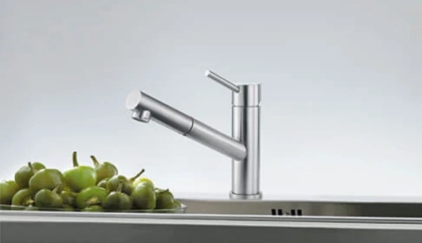 Plautuvės maišytuvas Franke Orbit, be ištraukiamo dušelio, chrome/onyx aprašymas - Prekės nuotrauka