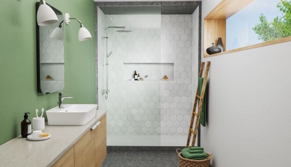 Stacionari dušo sistema Ideal Standard Ceratherm T100, Evo Diamond 200x200 mm galva ir rankiniu dušu, chrom aprašymas - Prekės nuotrauka