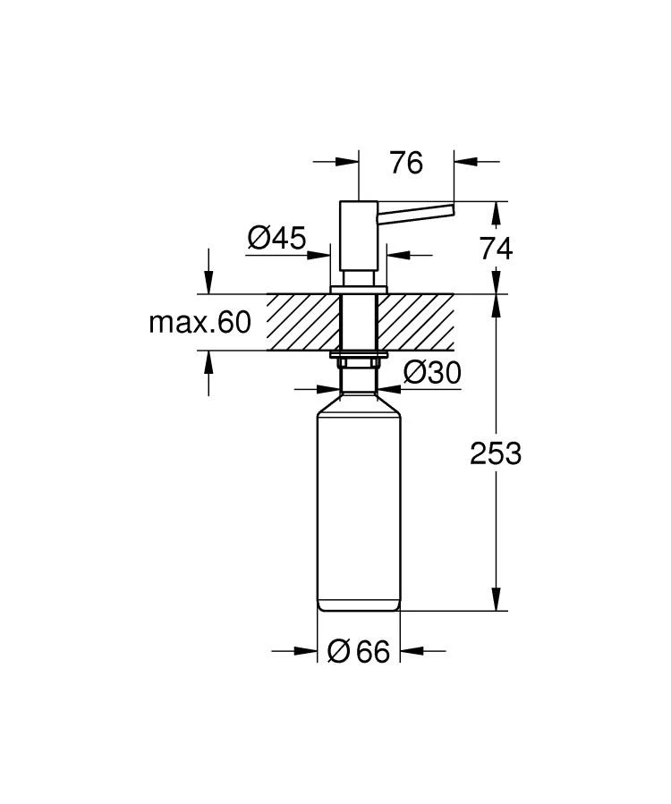 Dozatorius GROHE Cosmopolitan 40535000