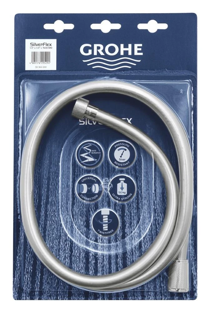 Dušo žarna GROHE Silverflex, 1.50 m