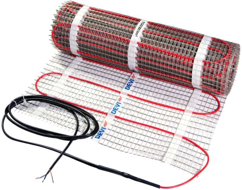 Elektrinio šildymo kilimėlis Devi, DEVIcomfort DTIR-150, 0.5x12 m (6 m2) 900W