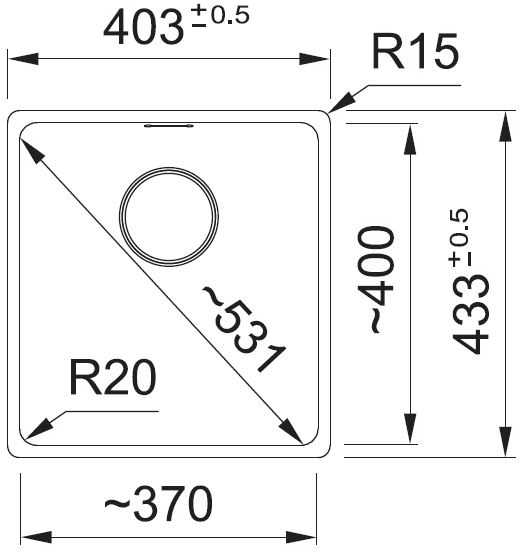 Plautuvė Franke MRG 210/110-37 balta 114.0658.194