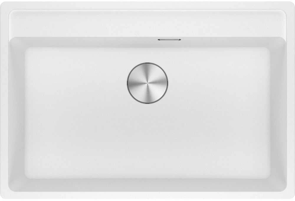 Plautuvė Franke MRG 610-72 Polar baltas, rankinis ventilis plieno