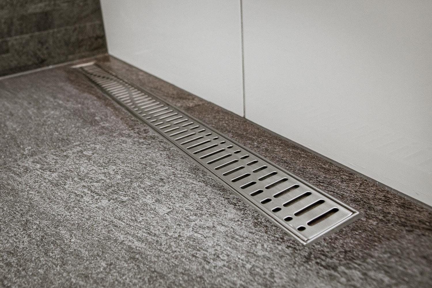 Grotelės dušo latakui ACO ShowerDrain C, Wave, 785 mm