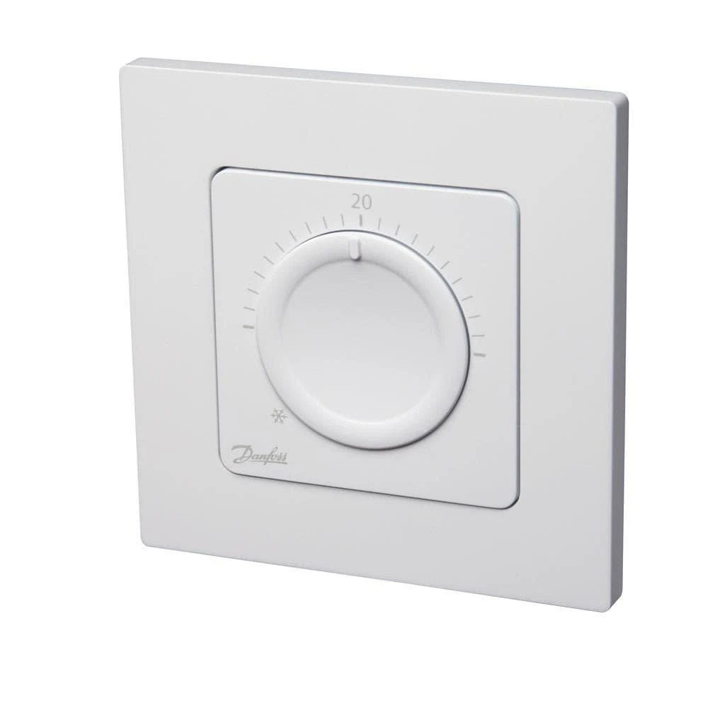 Šildymo valdymo sistema Danfoss Icon, termostatas 230V, su pasukamu disku, potinkinis