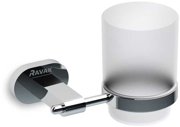 Laikiklis Ravak Chrome, CR 210.00 su stikline