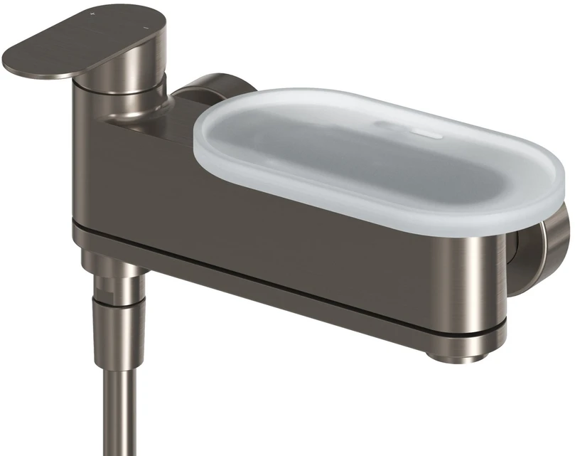Lentynėlė maišytuvui Ravak Chrome II, permatoma balta