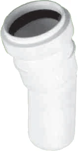 Magnaplast Vidaus kanalizacijos alkūnė HTB, d 32, , 45*, balta