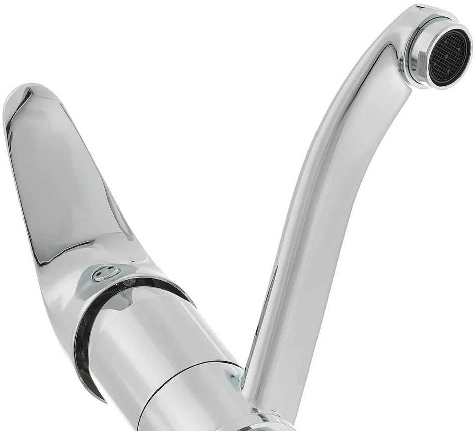 Plautuvės maišytuvas S-Line Pro, SL287, vidutiniu čiaupu