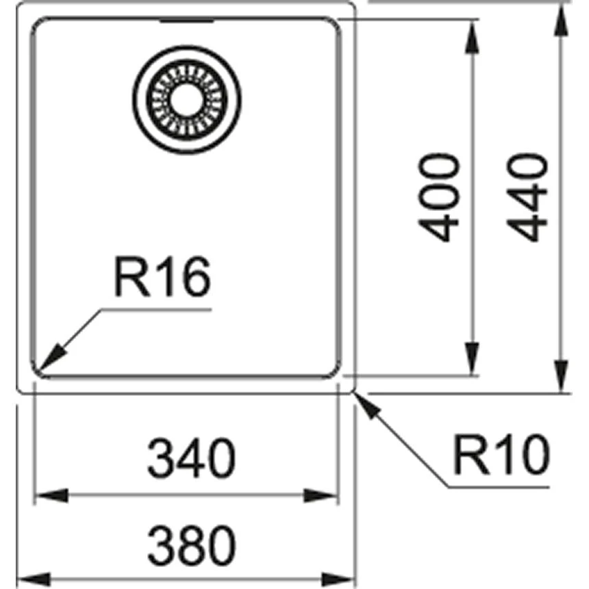Plautuvė Franke MRX 210-34 127.0531.915