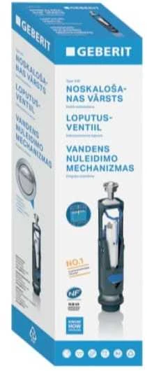 Vandens nuleidimo mechanizmas Geberit 136909212