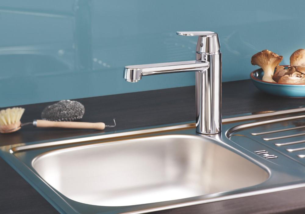 Plautuvės maišytuvas GROHE Eurosmart Cosmopolitan, Chromas, paaukštintas