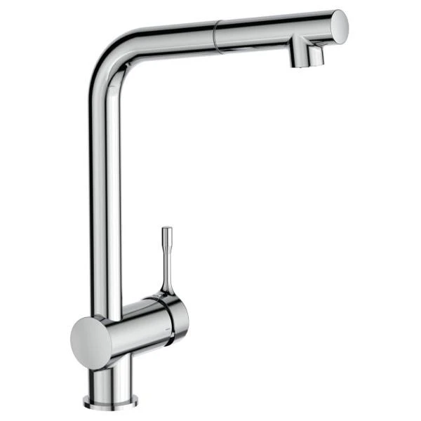 Mėlyna Plautuvės maišytuvas Ideal Standard Ceralook, Mėlyna Start su ištraukiamu dušeliu, chromas