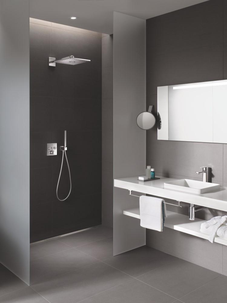 Grohe SmartControl Cube 310 potinkinis termostatinis komplektas, 3 padėčių,158x158 mm, chromas