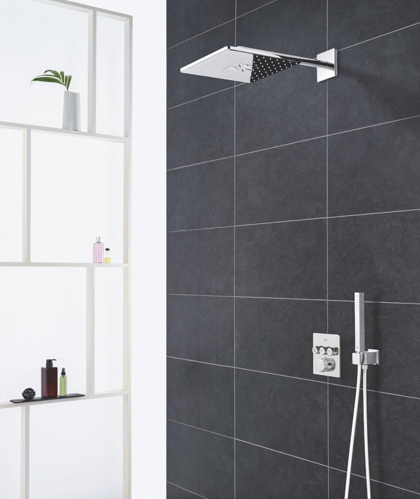 Grohe SmartControl Cube 310 potinkinis termostatinis komplektas, 3 padėčių,158x158 mm, chromas