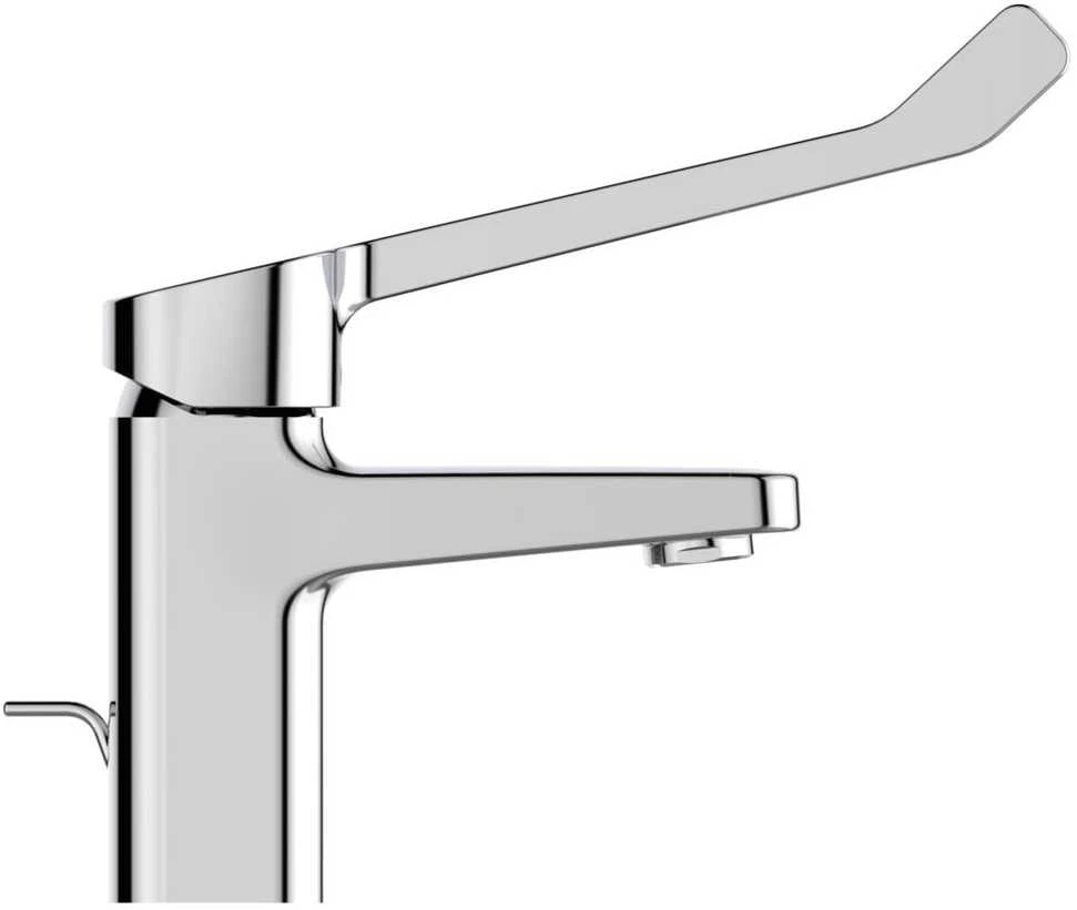 Praustuvo maišytuvas Ideal Standard Ceraplan, H75 su dugno vožtuvu, prailginta rankenėlė