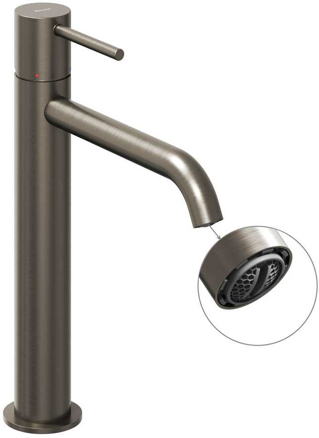 Praustuvo maišytuvas Ravak Espirit, 252 mm, ES 014.20GB Juodas Matt
