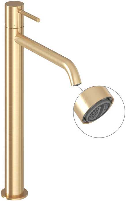 Praustuvo maišytuvas Ravak Espirit 340 mm, ES 015.60GLB be dugno vožtuvo, Gold Brushed