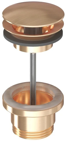 Praustuvo sifono vožtuvas Ravak Click-Clack, Rose Gold Brushed