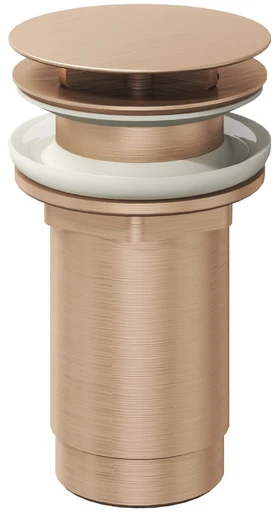 Praustuvo sifono vožtuvas Ravak Click-Clack, Rose Gold Brushed