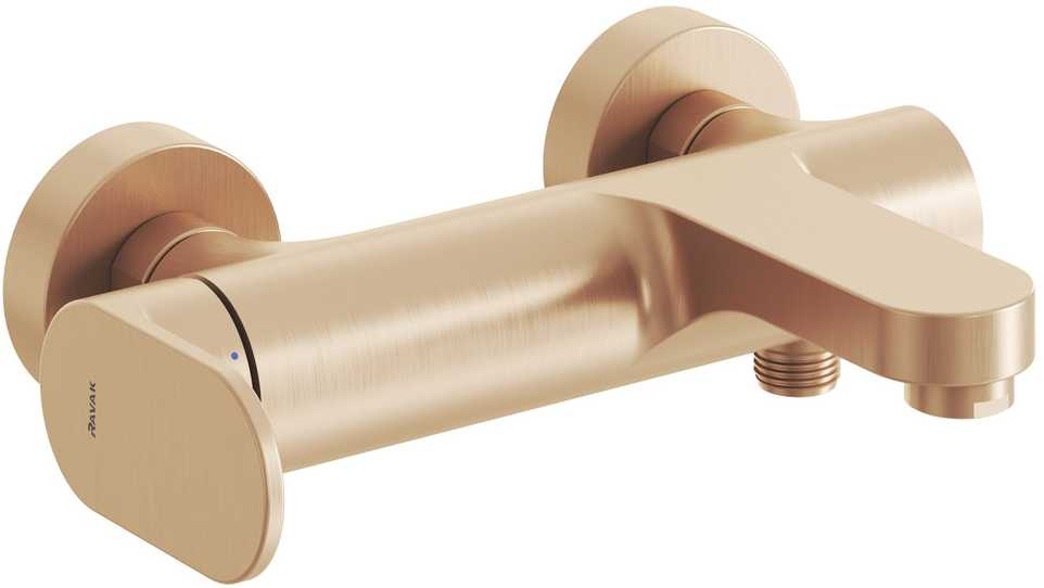 Sieninis vonios maišytuvas Ravak Eleganta, EL 022.60RGB Rose Gold Brushed