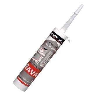 Silikoninis glaistas Ravak Professional, baltas 310ml