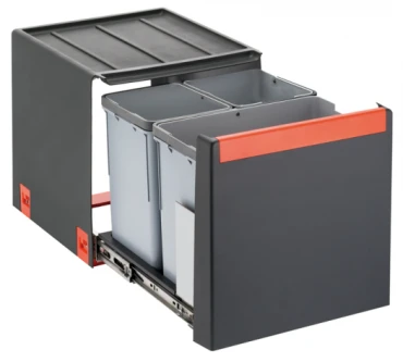 Šiukšliadėžė FRANKE, Cube 40, automatinis atidarymas, 14l.+2x7l.