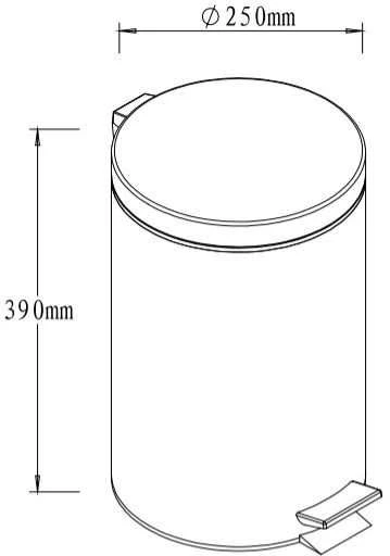 Šiukšliadėžė SIKO MULTI, 12l.