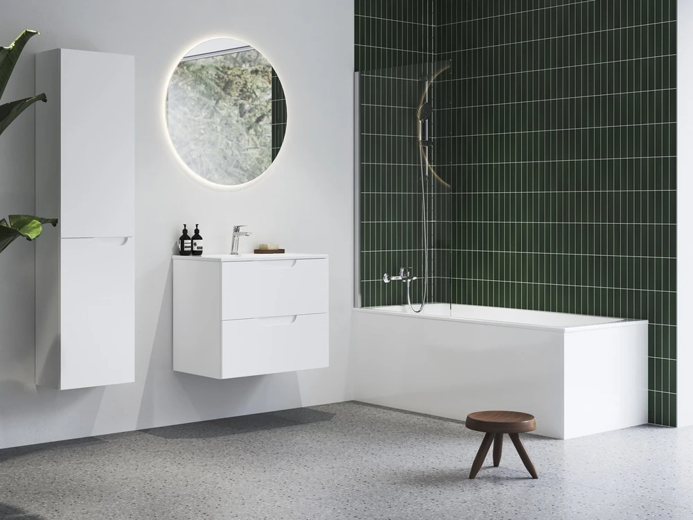 Stačiakampė vonia Ravak Classic II Slim, 170x70 cm (plonas viršutinis kraštas)