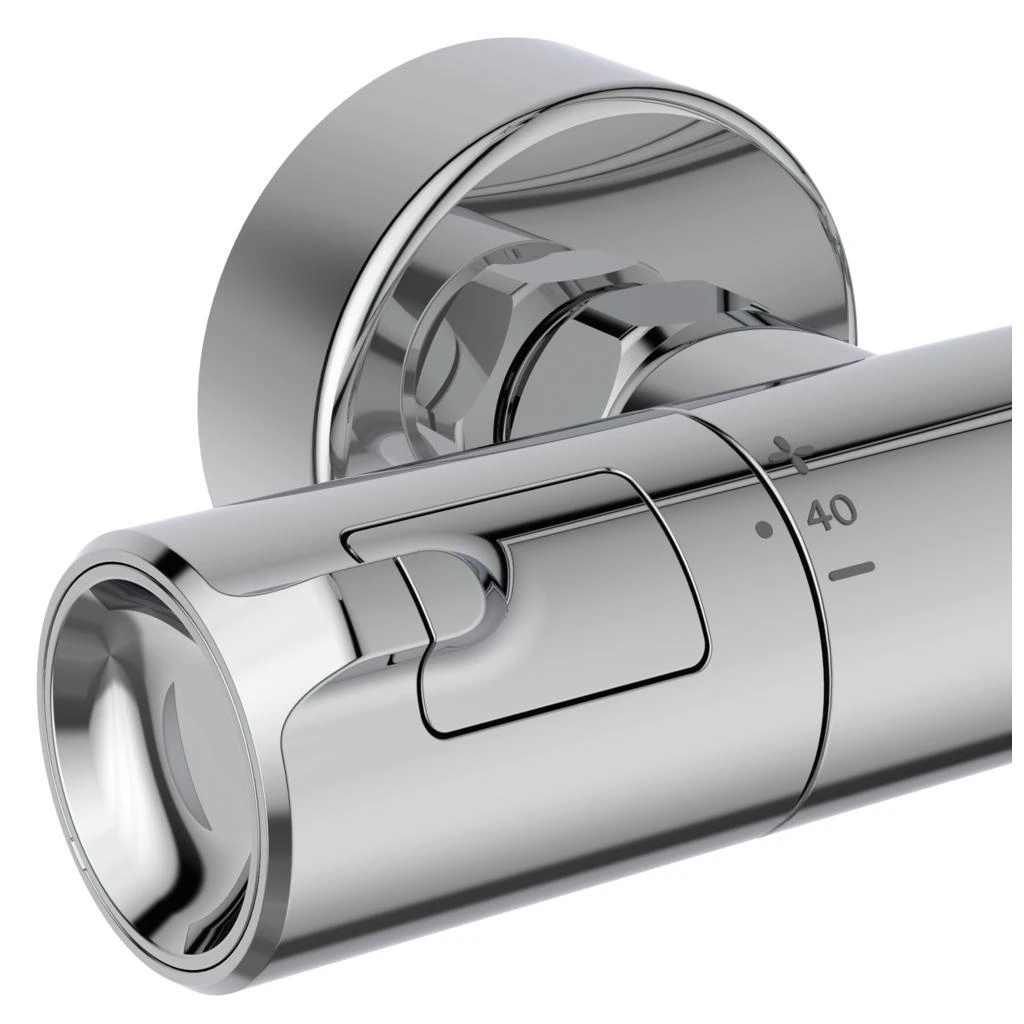 Stacionari dušo sistema Ideal Standard Ceratherm T50, su Ø250 galva ir rankiniu dušu, chrom