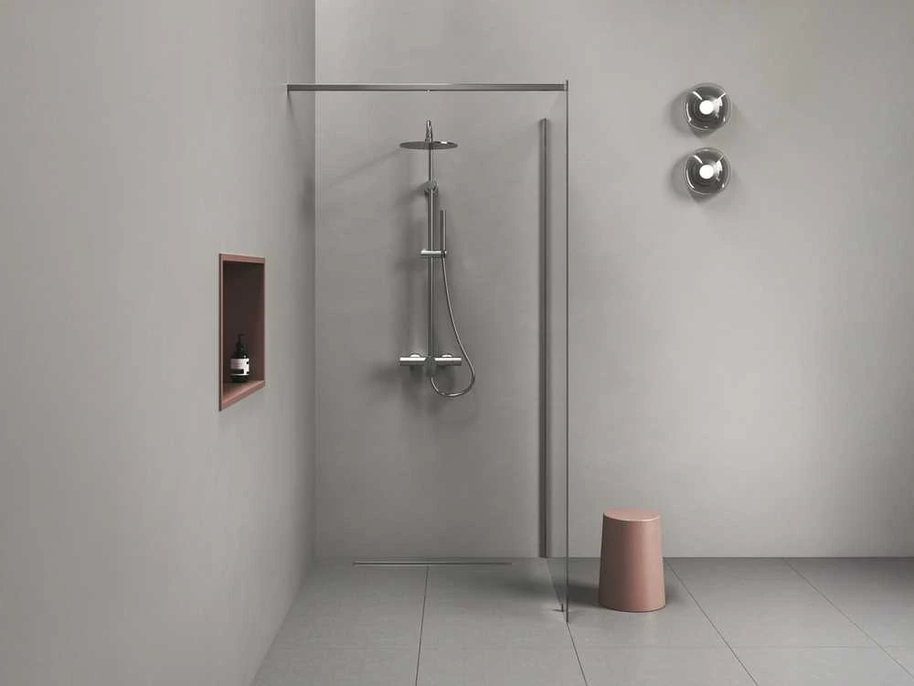 Stacionari dušo sistema Ravak Spring, netermostatinė, SG 098.00CR su dušo komplektu, reguliuojama, chromas