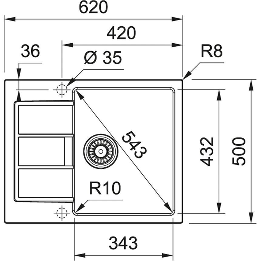 Tectonite plautuvė Franke, Sirius S2D 611-62, Arktis baltas