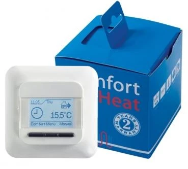 Elektra šildomų grindų termostatas Comfort Heat, C511T rėmeliui stačiakampiais kraštais
