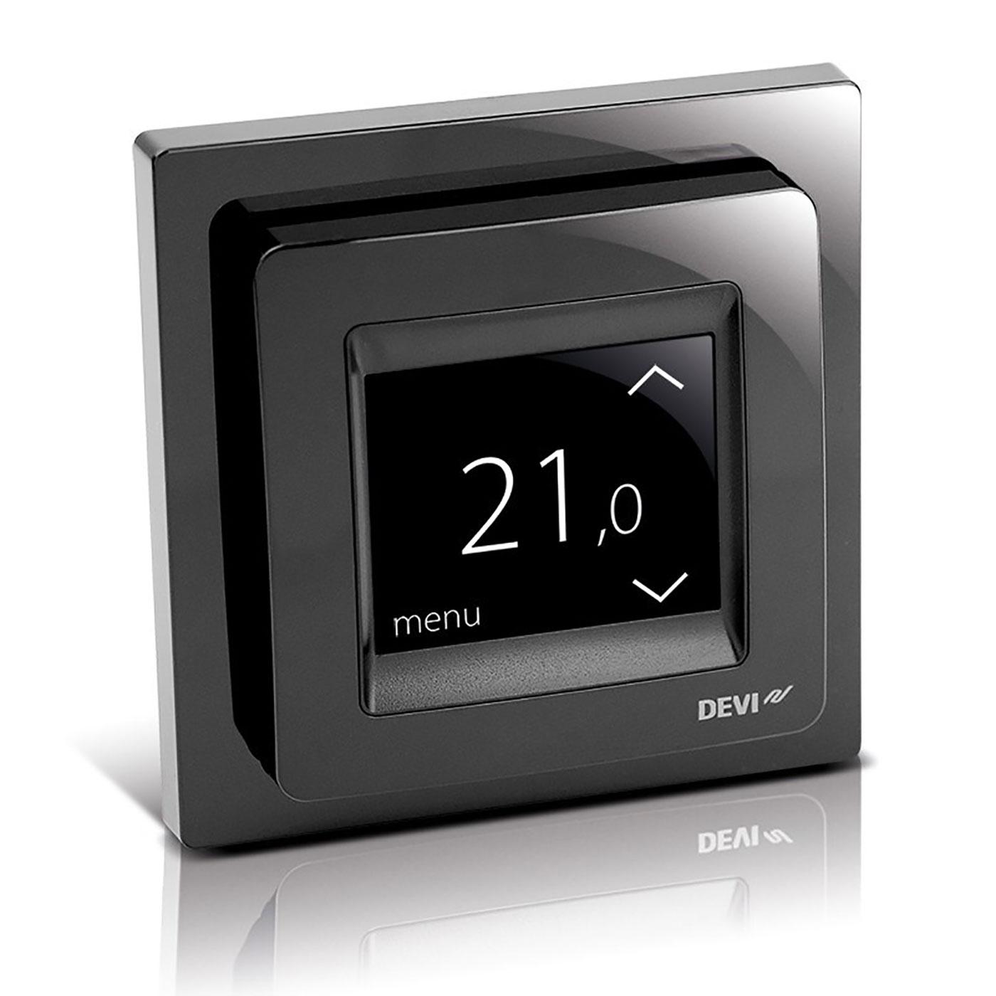 Danfoss Termostatas Devi Devireg, Touch, juoda | Varle.lt