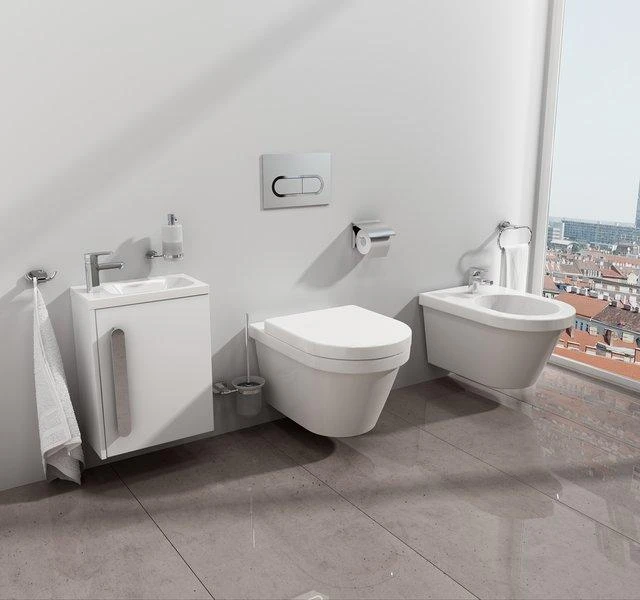 WC klavišas Ravak, Chrome satino spalvos