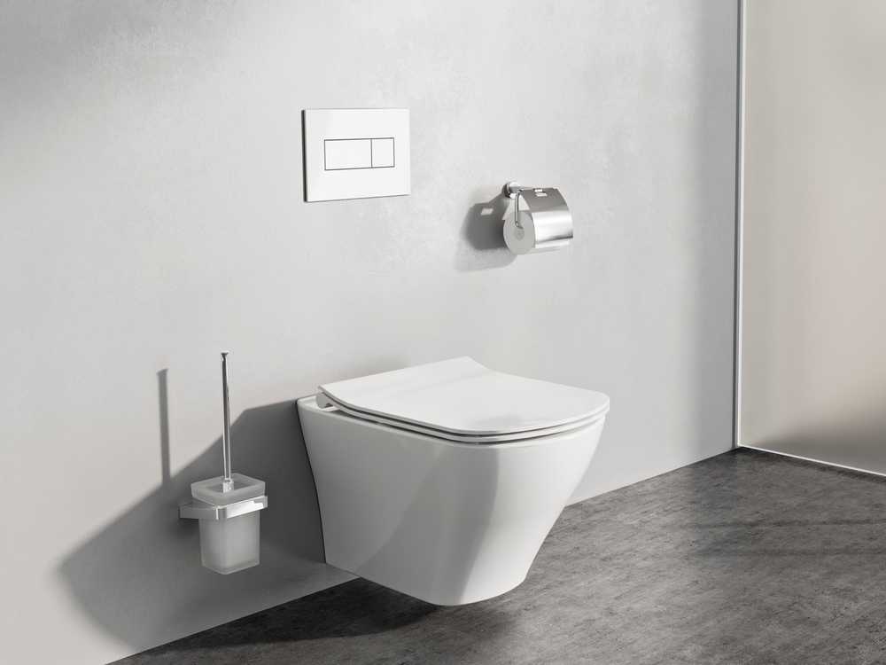 WC klavišas Ravak, Uni baltas