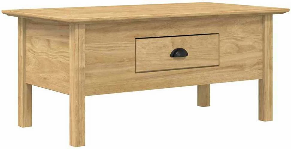 Kavos staliukas su stalčių BODO Medus ruda 100 x 55 x 45,8 cm