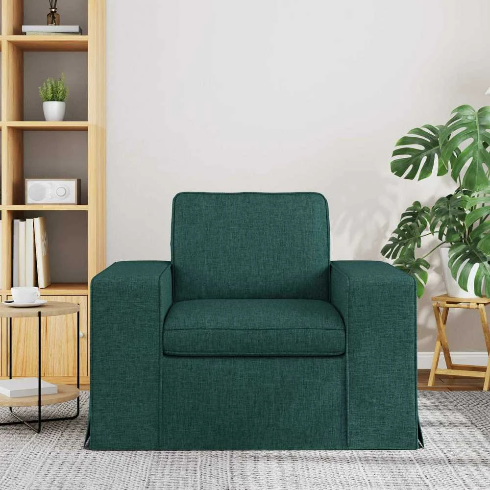 Sofa Tamsiai žalia 103 x 80 x 82 cm audinys
