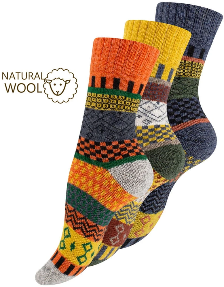 Kinkekomplekt 3 ühes: Nowo® lambavillaga sussid, Vincent Creation® villased sokid ja Coccine® meriinovillast sisetallad