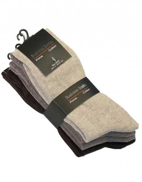 Medvilninės vyriškos kostiuminės kojinės PRIME COTTON VCA Textil, 5 poros