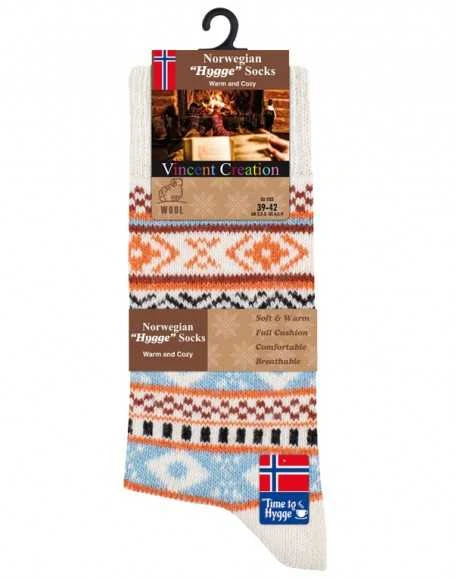 Norvegiško stiliaus kojinės su vilnos sudėtimi „Vincent Creation“, 3 poros