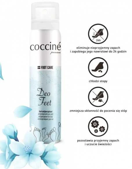 Pėdų dezodorantas ir antiperspirantas – Coccine Deo Feet, 100 ml