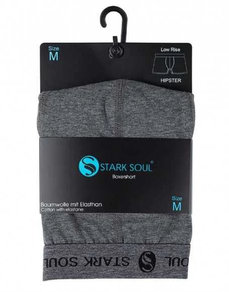 Pilki vyriški medvilniniai boksininkai Stark Soul, 2 poros