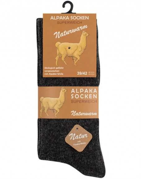Plonos žieminės kojinės su alpakos vilna VCA Textil, 4 poros