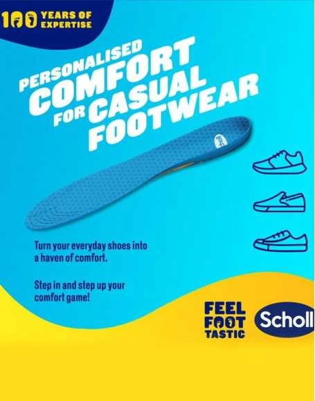 Scholl GelActiv Everyday gelio vidpadžiai vyrams, 1 pora