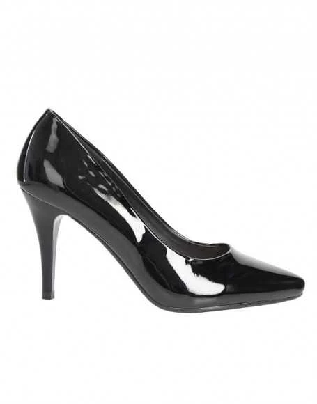 Sergio Leone juodi lakuoti moteriški aukštakulniai batai