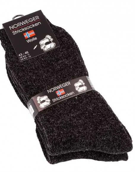 Vyrų norvegiškos vilnonės frote žieminės kojinės VCA Textil, 4 poros