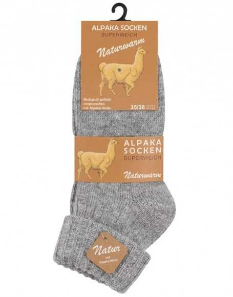 Žieminės moteriškos kojinės iš alpakų vilnos VCA Textil, 4 poros